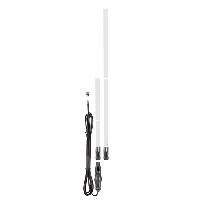 02638W – Benelec UHF 4.0 & 6.5 db Dual Mobile Antenna Kit, 477MHz, White – Benelec