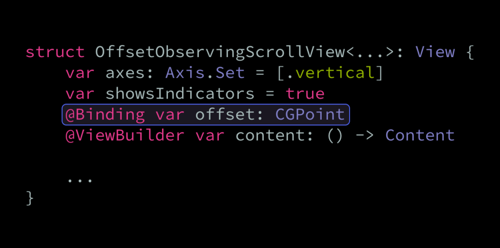 Observing the content offset of a SwiftUI ScrollView | Swift by Sundell