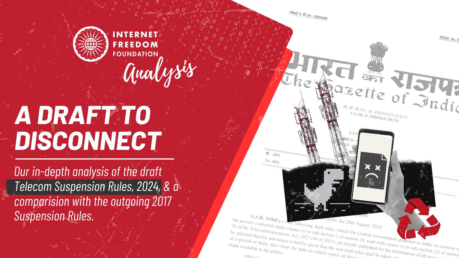 A Draft to Disconnect: IFF’s Analysis of the Draft Telecom Suspension Rules, 2024