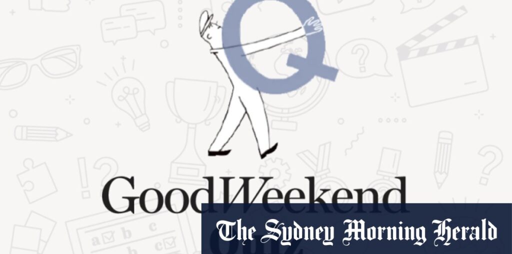 Good Weekend Superquiz, September 21