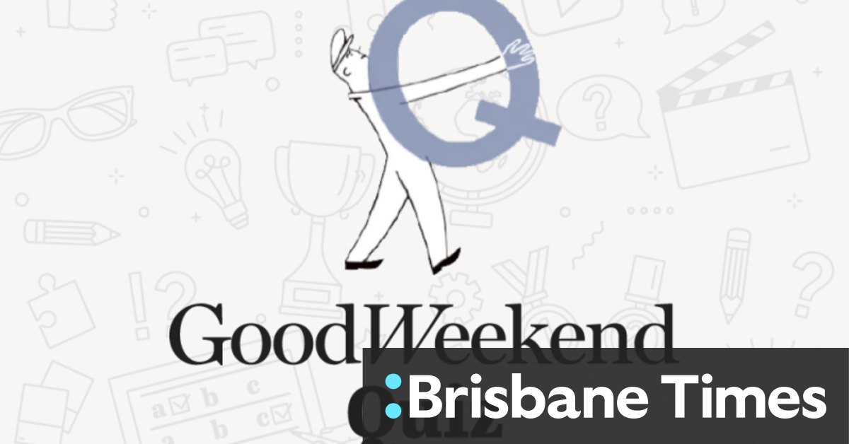 Good Weekend Superquiz, November 9