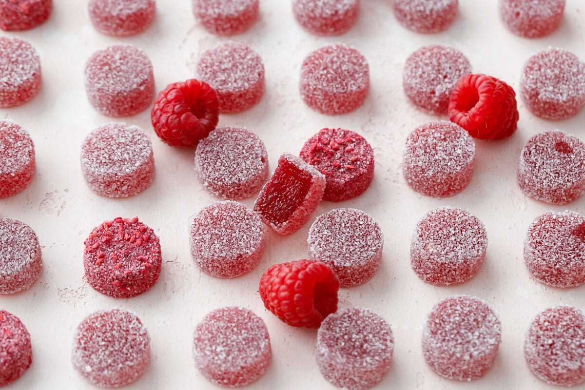 Homemade Raspberry Pectin Gummies (no Gelatin!) | Love and Olive Oil