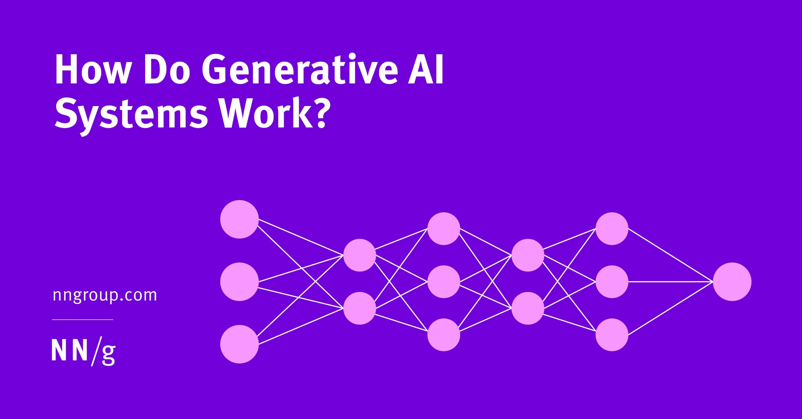 How Do Generative AI Systems Work?