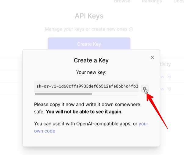 How to generate an OpenRouter API key for WordPress Automatic Plugin