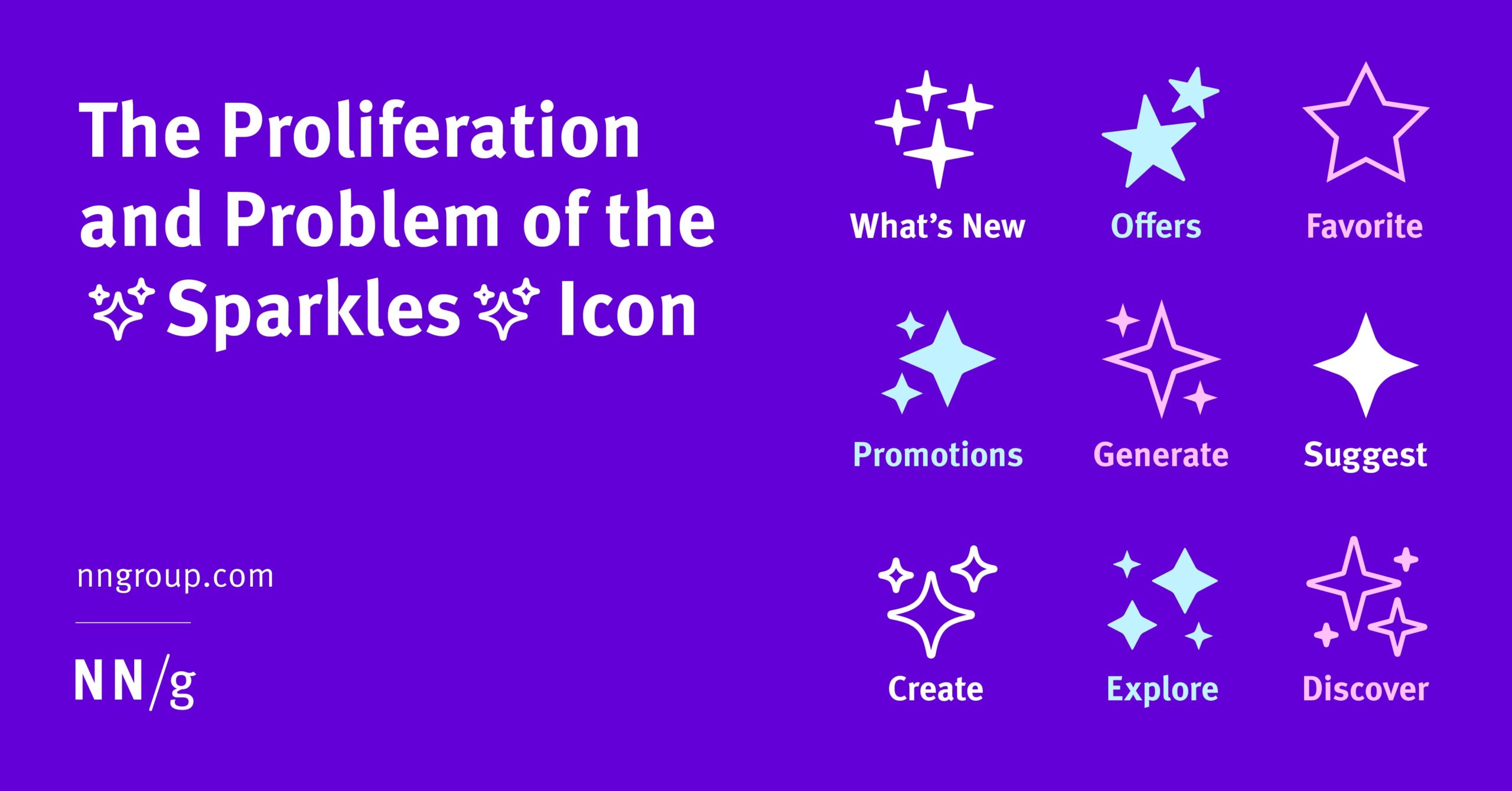 The Proliferation and Problem of the ✨ Sparkles ✨ Icon