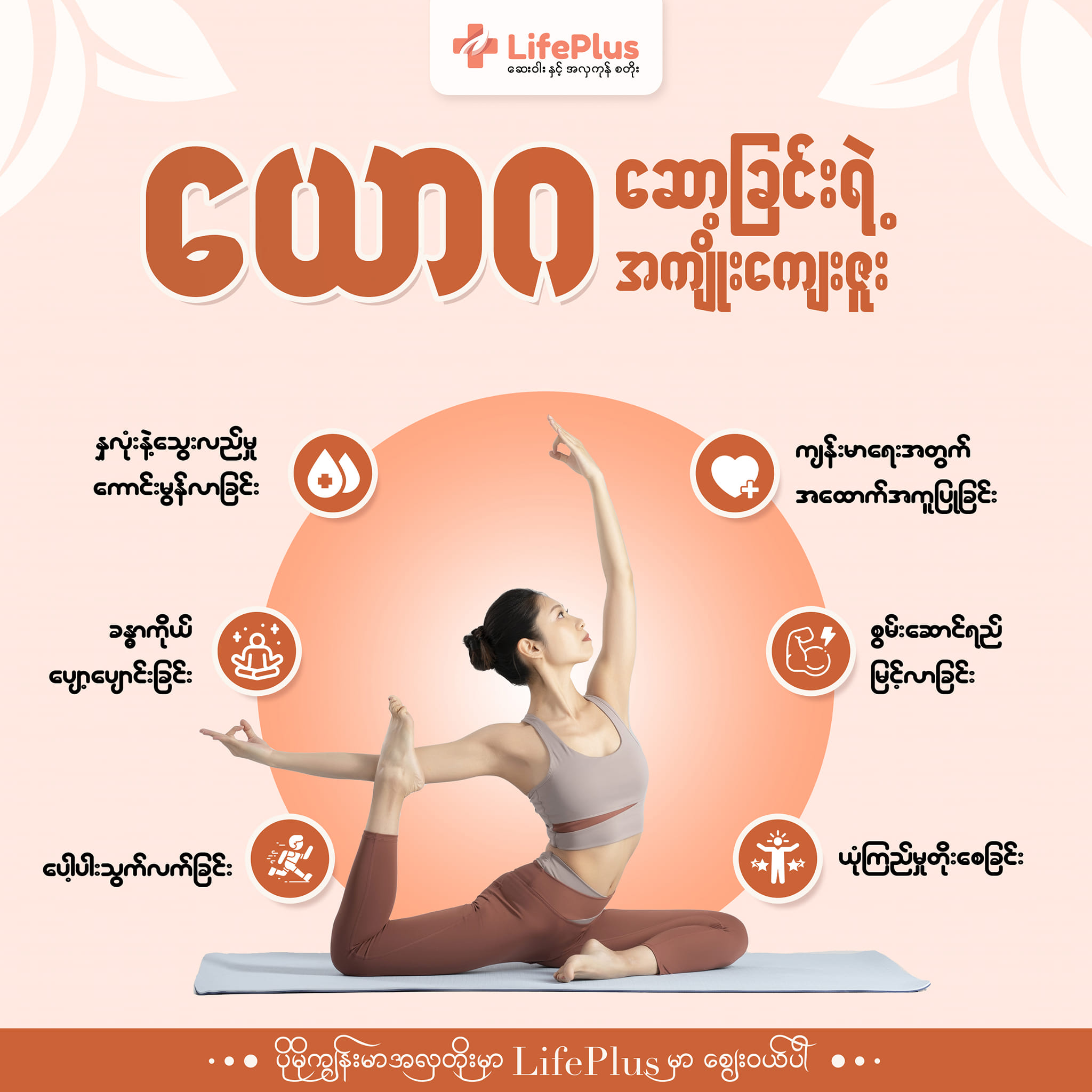 ယောဂဆော့ခြင်းရဲ့ အကျိုးကျေးဇူး………… – LifePlus Pharmacy