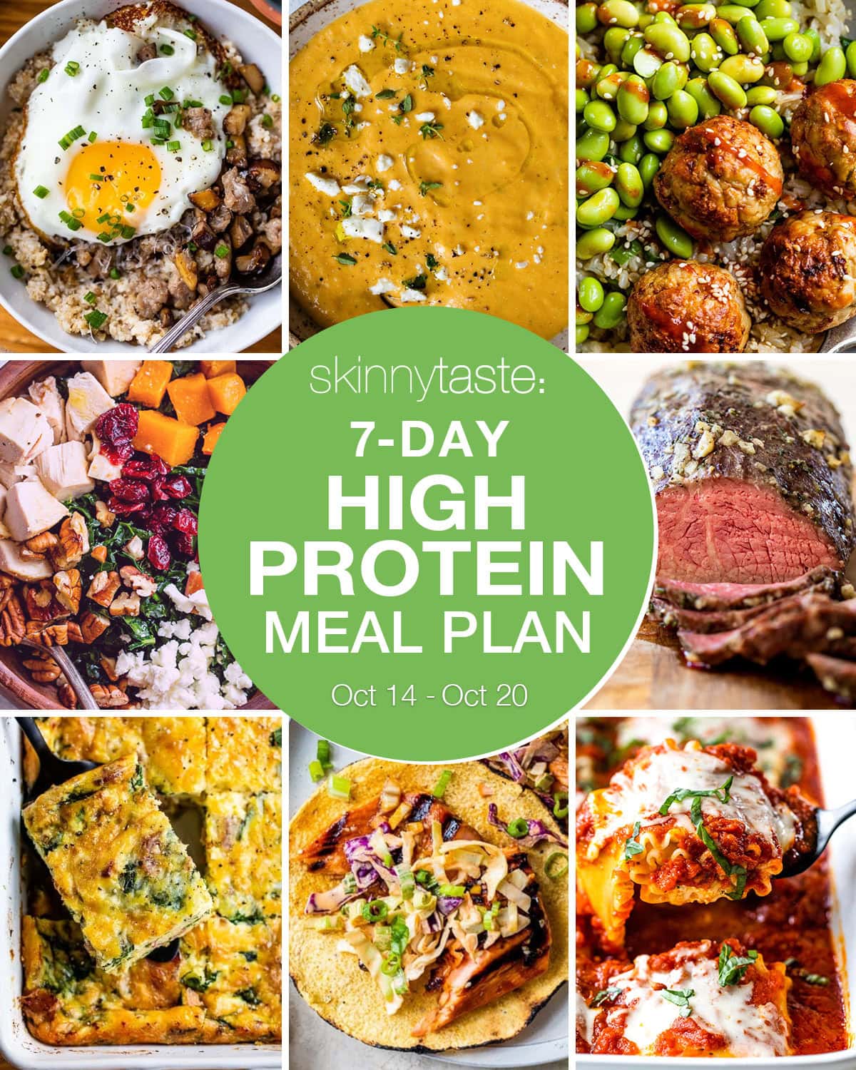 7 Day High Protein Diet Meal Plan