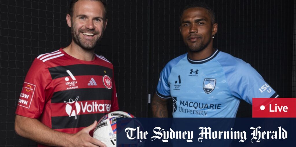 A-League Men Round 1 LIVE updates: Douglas Costa starts, Juan Mata benched for sold-out Sydney derby