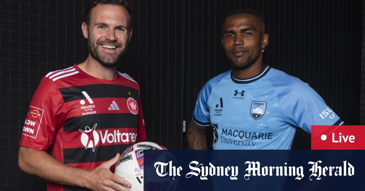 A-League Men Round 1 LIVE updates: Douglas Costa starts, Juan Mata benched for sold-out Sydney derby