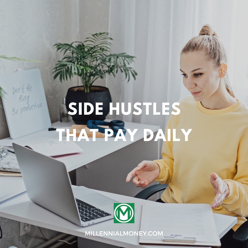 20 Side Hustles That Pay Daily