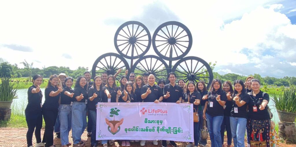 5th Year Anniversary Donation and Tree Planting at Pan Pyoe Lett Monastic Education School and Monastery - LifePlus Pharmacy