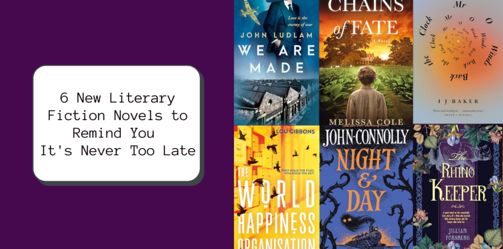 6 New Literary Fiction Novels to Remind You It’s Never Too Late | NewInBooks