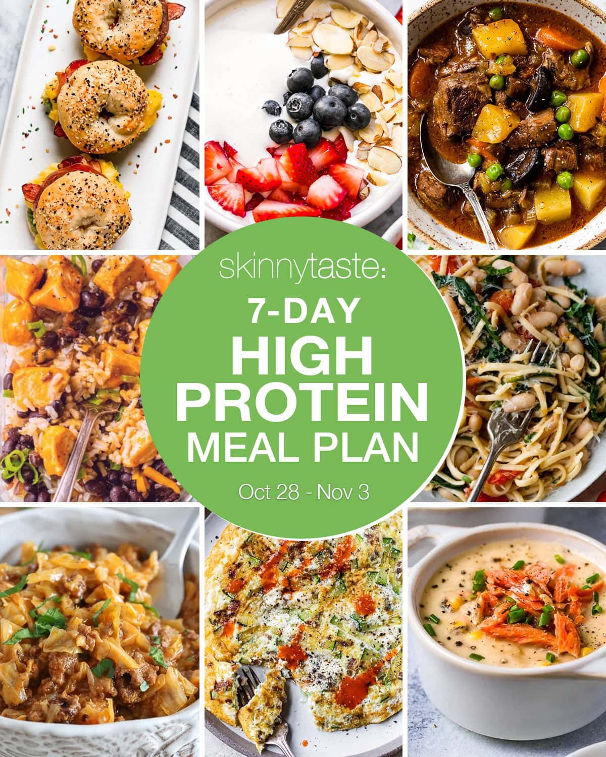 7-Day High Protein Meal Plan