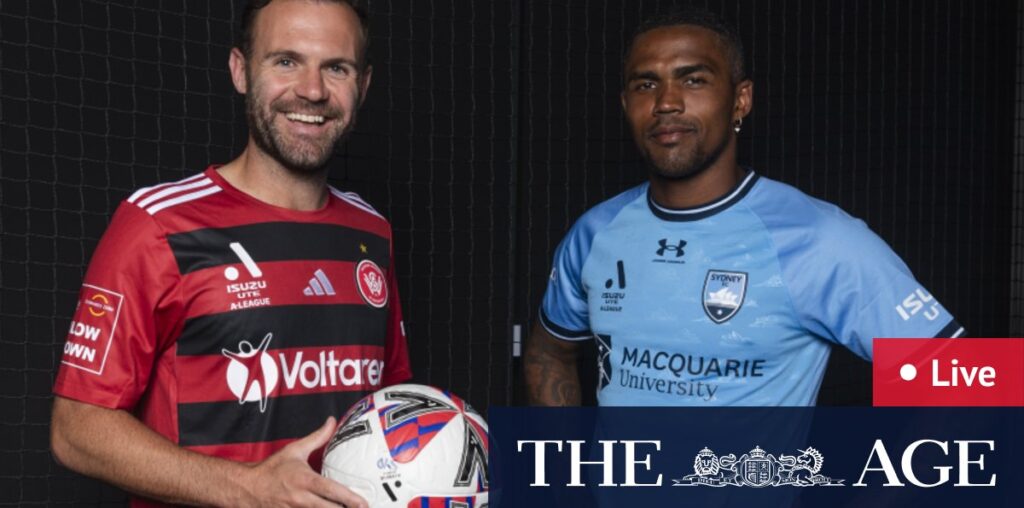 A-League Men Round 1 LIVE updates: Douglas Costa starts, Juan Mata benched for sold-out Sydney derby