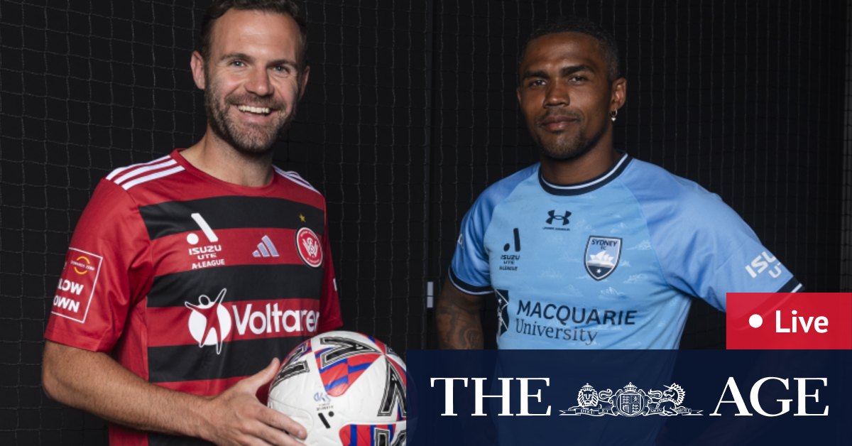 A-League Men Round 1 LIVE updates: Douglas Costa starts, Juan Mata benched for sold-out Sydney derby