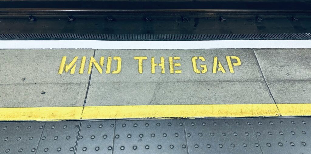 Mind the gap notice after research suggests most firms haven't implemented an AI governance framework to mitigate risks.