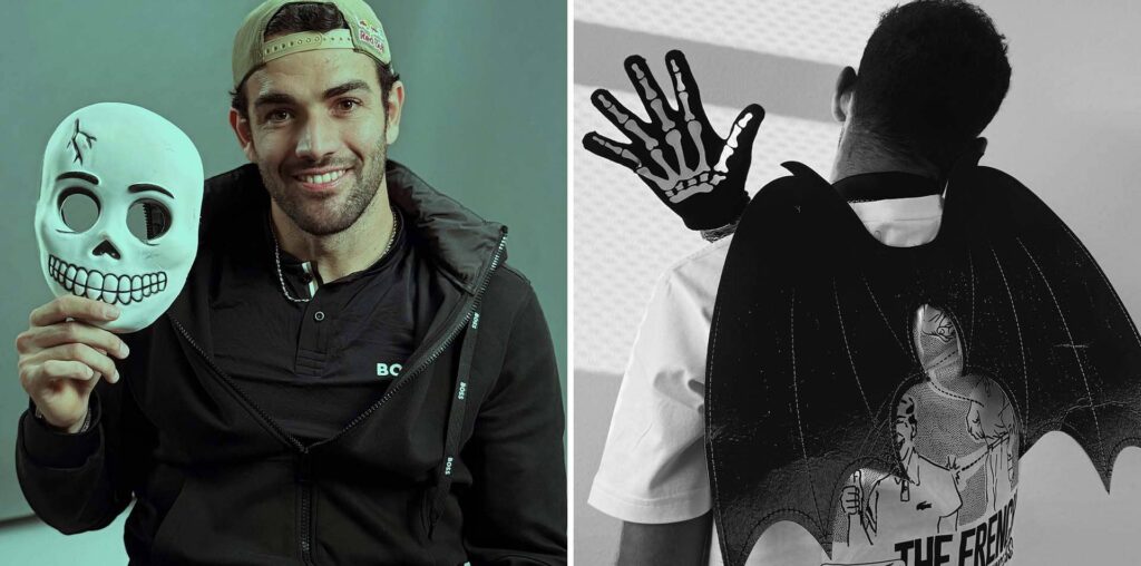 Matteo Berrettini and a 'mystery' ATP Tour monster were among those to reveal their Halloween stories.