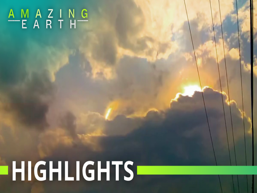 Amazing Earth: Learn about global weather phenomena, from volcanic ash lakes to hail rivers!