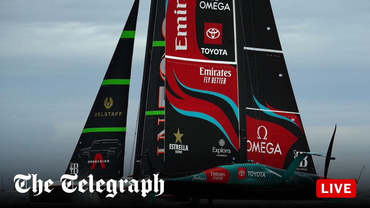 America’s Cup 2024 live: GB outgunned on opening day by NZ after battery problems