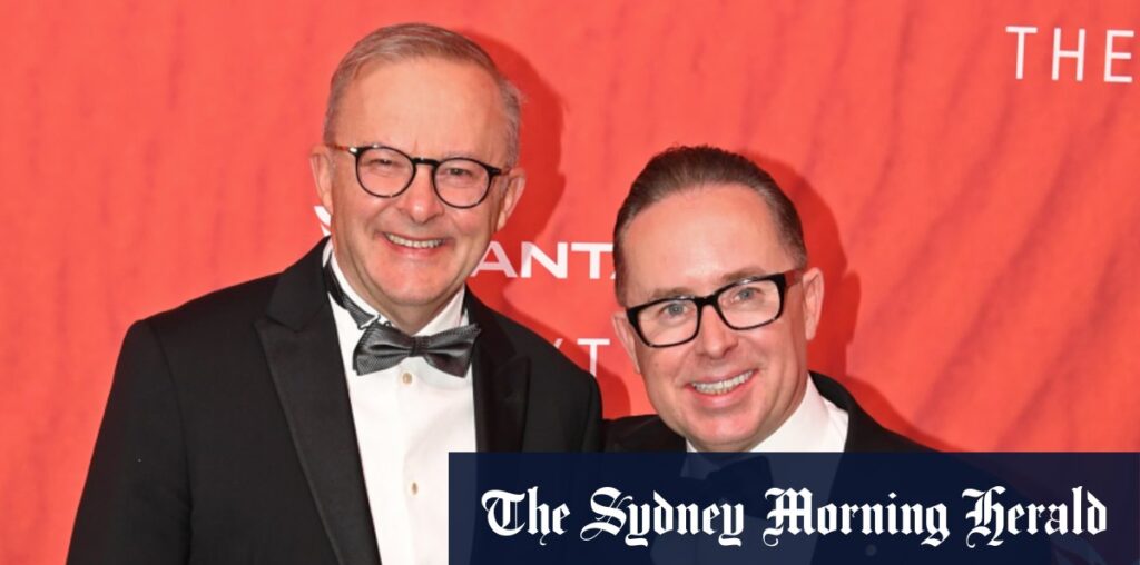 Anthony Albanese under fire over free Qantas upgrades