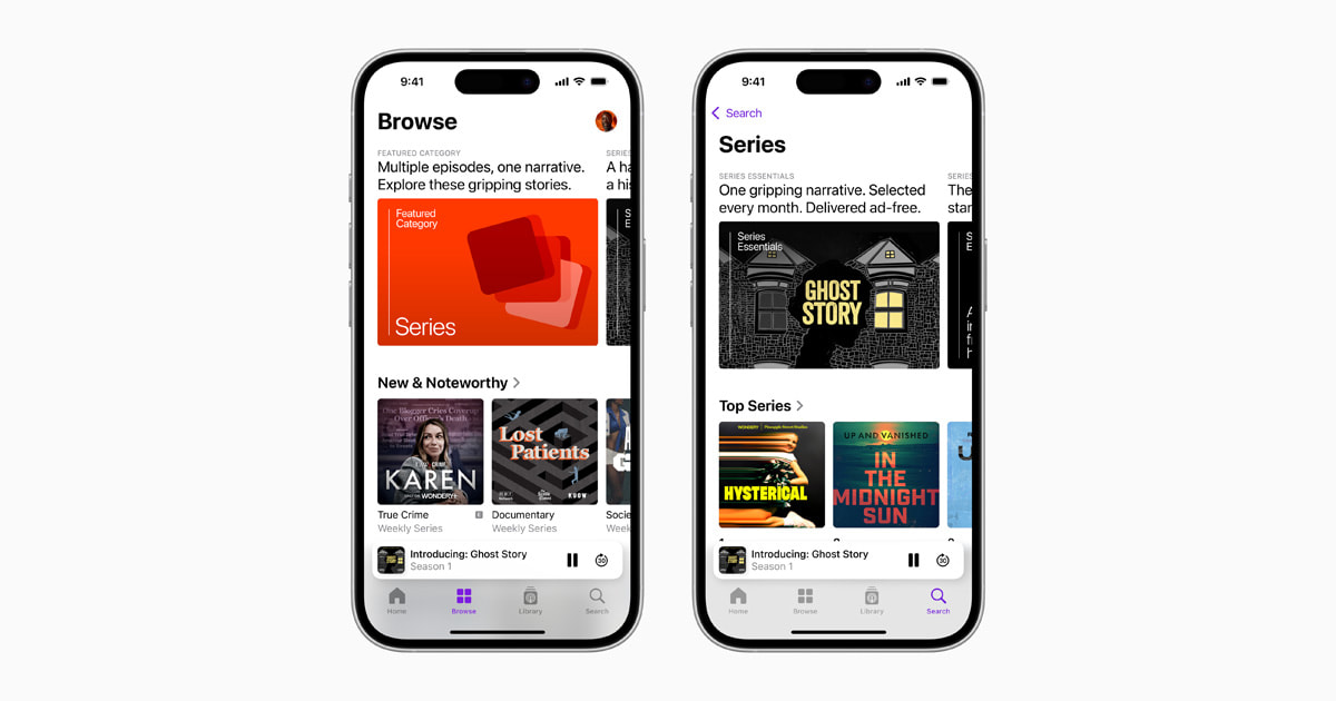 Apple Podcasts spotlights narrative series