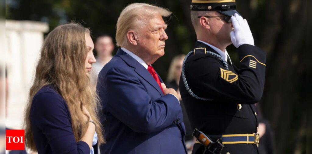 Army releases redacted police report on altercation during controversial Trump's Arlington cemetery visit - Times of India