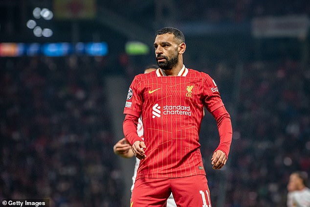 Arne Slot explains his decision to substitute Mohamed Salah early in the second-half during win over RB Leipzig… despite Egyptian getting assist for Darwin Nunez’s goal