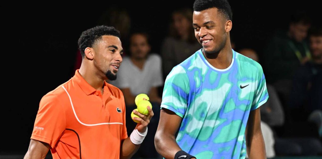 Arthur Fils and Giovanni Mpetshi Perricard clinch doubles victory on Wednesday at the Rolex Paris Masters.