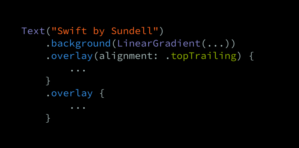 Backgrounds and overlays in SwiftUI | Swift by Sundell