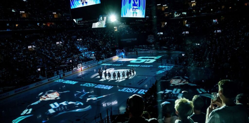 Beer-chugging fans, indoor snow, custom goal horn: How the Utah Hockey Club pulled off an iconic opening night