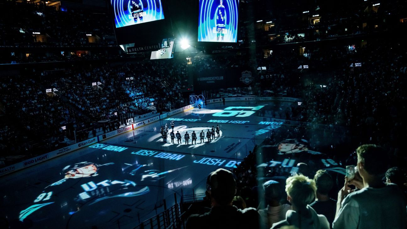 Beer-chugging fans, indoor snow, custom goal horn: How the Utah Hockey Club pulled off an iconic opening night