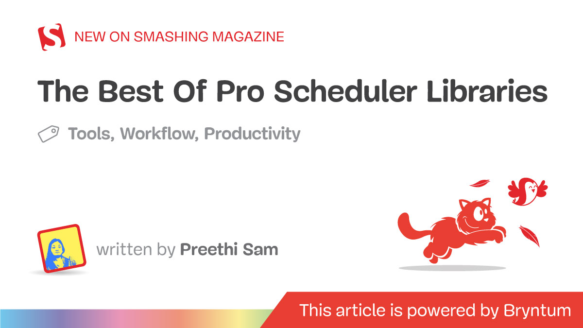 Best Of Pro Scheduler Libraries — Smashing Magazine