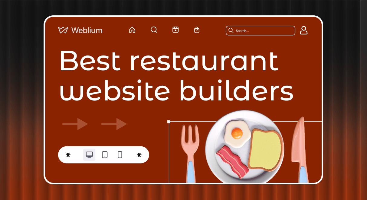 Best Restaurant Website Builders In 2024 | Weblium