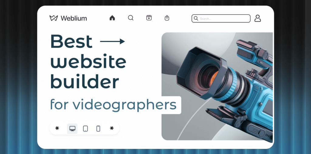 Best website builder for videographers