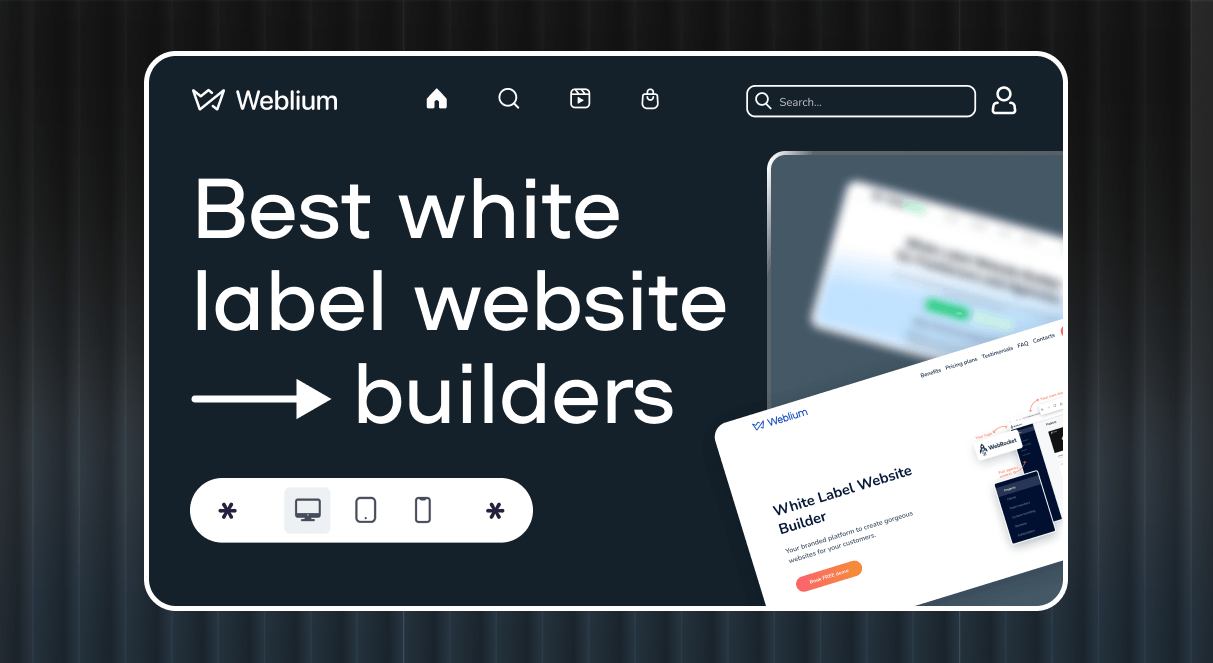 Best White Label Website Builder For 2024 – Weblium