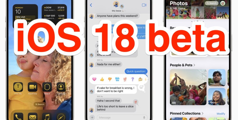 iOS 18 beta and iPadOS 18 beta