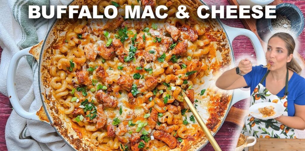 Buffalo Chicken Mac & Cheese - Such An Easy Recipe!