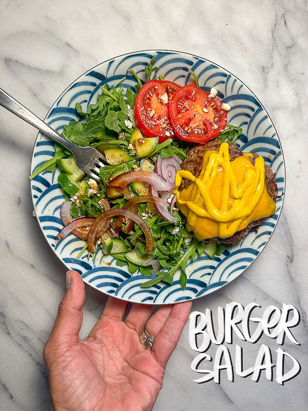 Burger Salad – Shutterbean