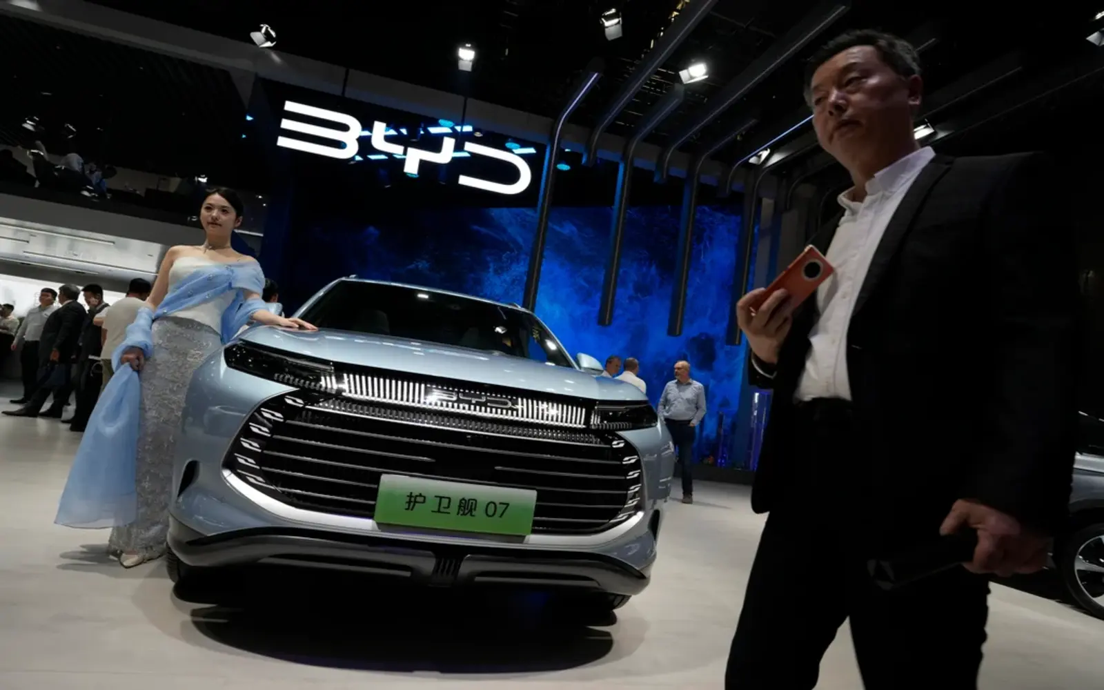 Chinese EV giant BYD beats Tesla in quarterly revenue for first time