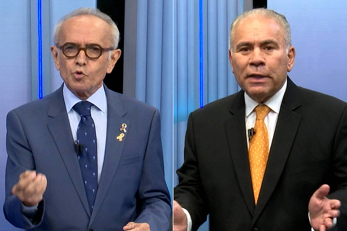 Cícero Lucena e Marcelo Queiroga discutem sobre facções e pandemia em debate em João Pessoa