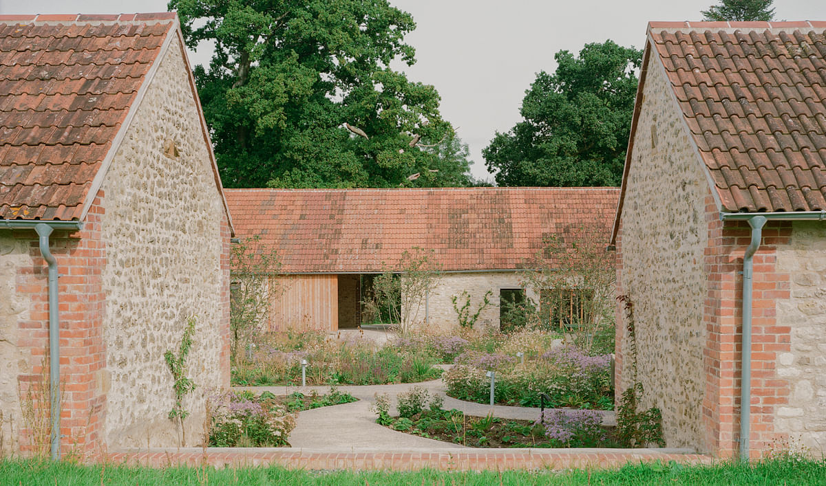 Clementine Blakemore Architects’ restored Dorset dairy farm getaway wins the 2024 Stephen Lawrence Prize