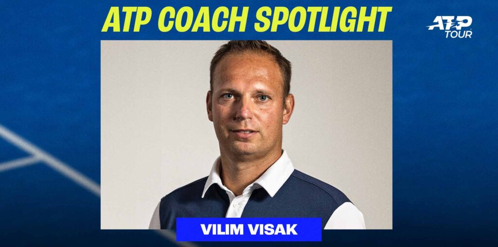 Vilim Visak has coached Marin Cilic since 2020.