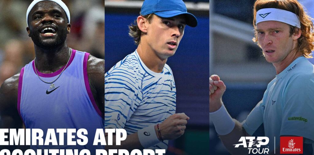 Frances Tiafoe, Alex de Minaur and Andrey Rublev are among the stars in action this week.