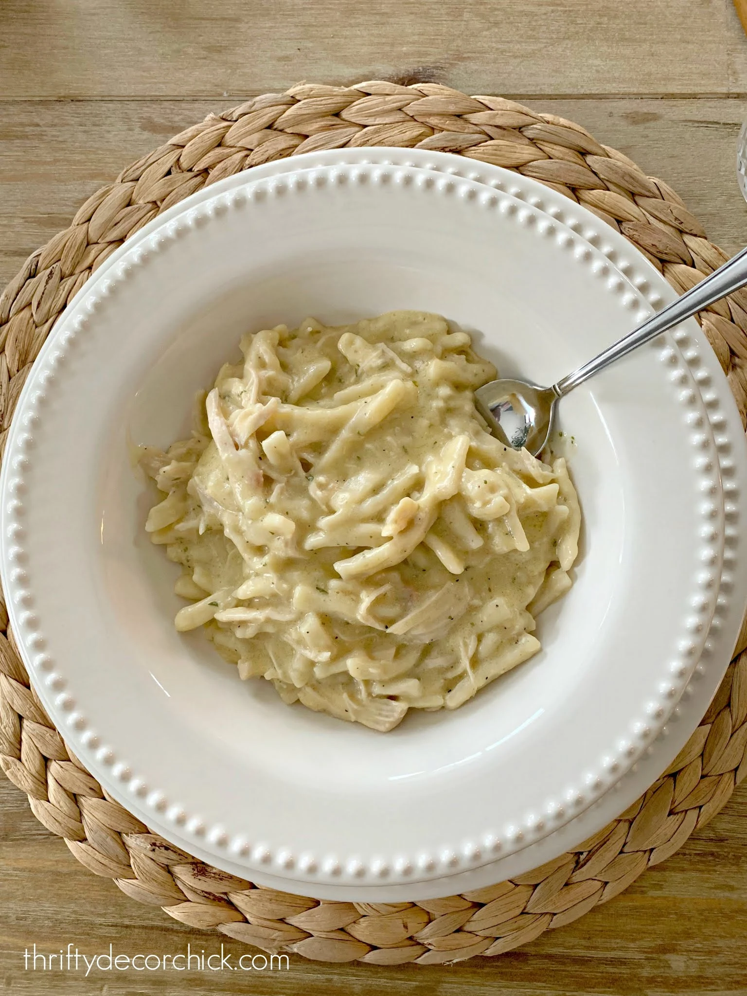 Delicious (and Simple) Slow Cooker Chicken and Noodles