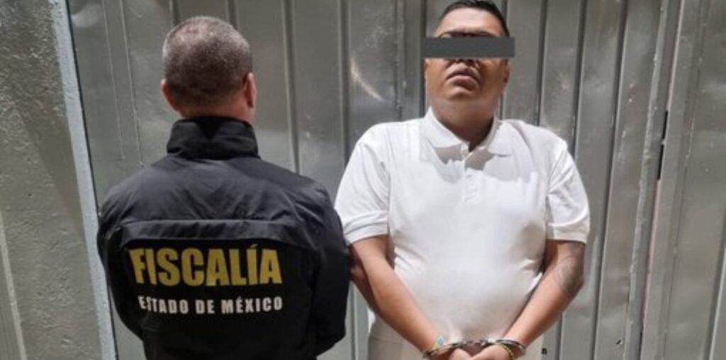 Elementos de la Fiscalía General de Justicia del Estado de México detuvieron a Aldo Omar "N", alias "El Pasteles", en Ecatepec