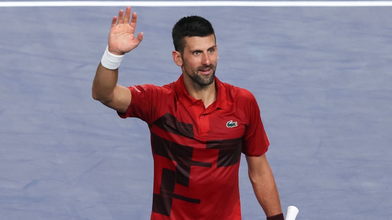 Djokovic withdraws from Paris Masters defense