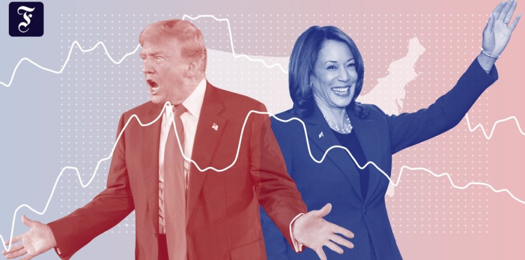 Donald Trump oder Kamala Harris: Aktuelle Umfragen vor US-Wahl 2024