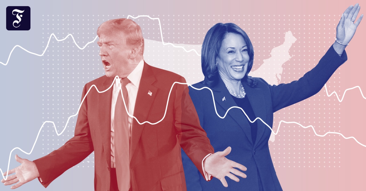 Donald Trump oder Kamala Harris: Aktuelle Umfragen vor US-Wahl 2024