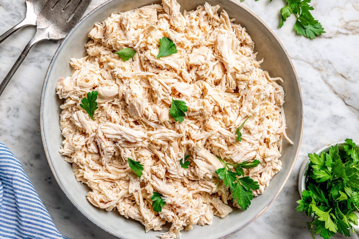 Easy Slow Cooker Shredded Chicken Recipe