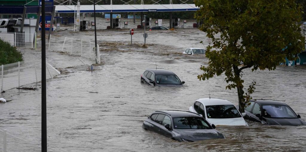 Ein Toter bei heftigen Unwettern in Frankreich